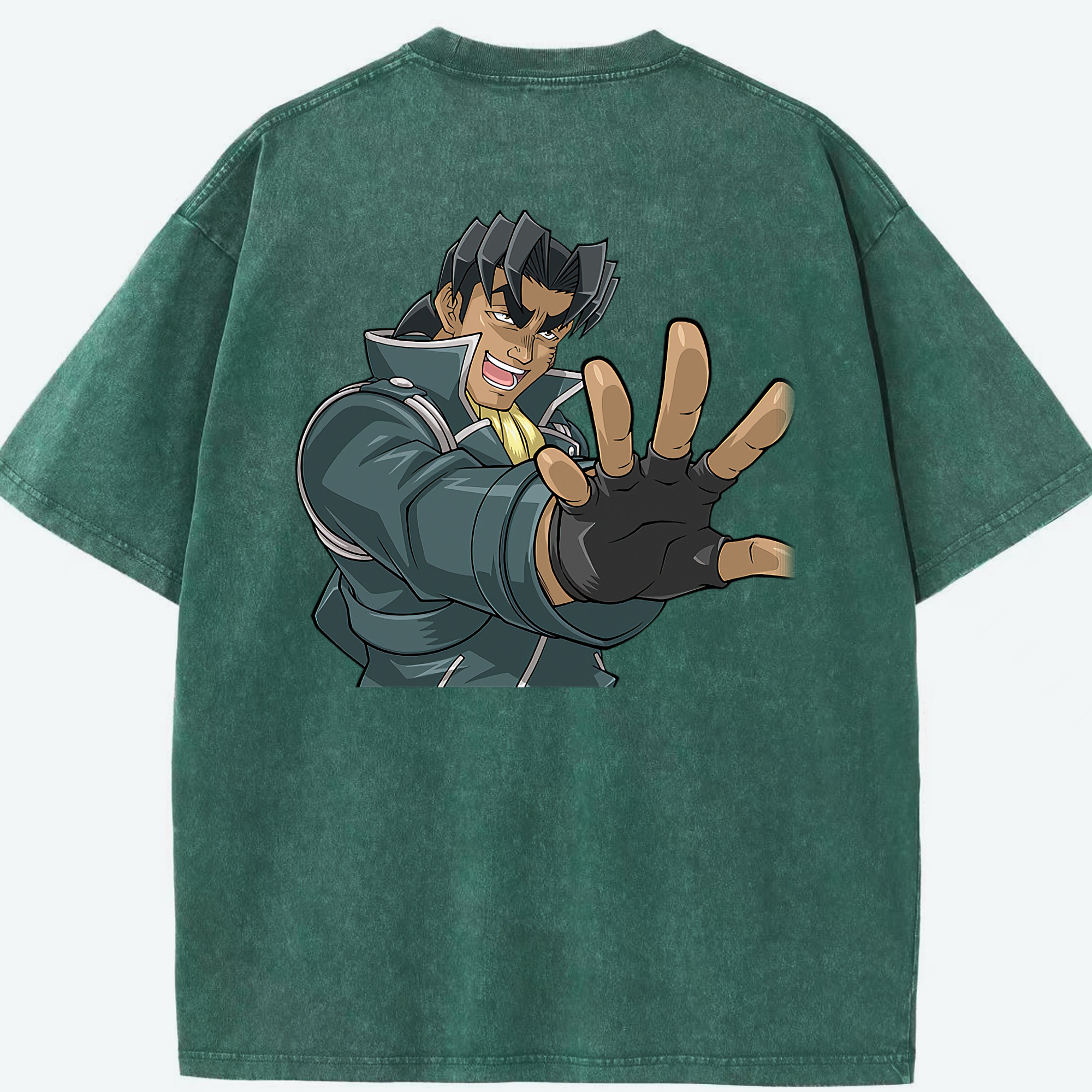 （画像用） 遊☆戯☆王 Yu-Gi-Oh! 綿100% ヴィンテージ風 半袖Tシャツ（背面プリント）